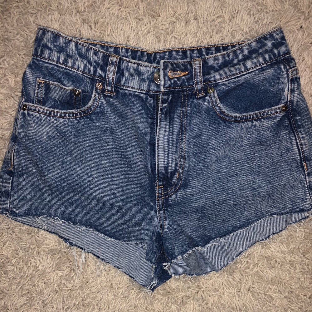 High-Waisted Jean Shorts